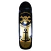 Blackriver Anker Gold Special Shape 9.0&quot; Skateboard Deck Black / Gold -Outdoor-Ausrüstungsgeschäft Shaped Anker Gold Skateboards 9er